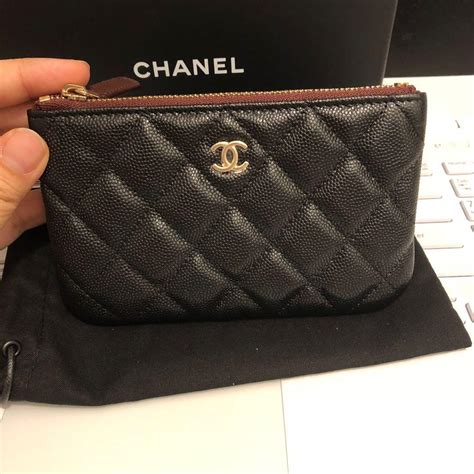 chanel coin purse card holder